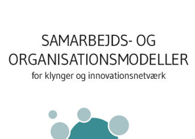 Samarbejds- og Organisationsmodeller for Klynger og Innovationsnetværk 2018